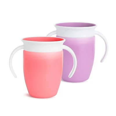 Cup 360 7oz (2) Pink Purple