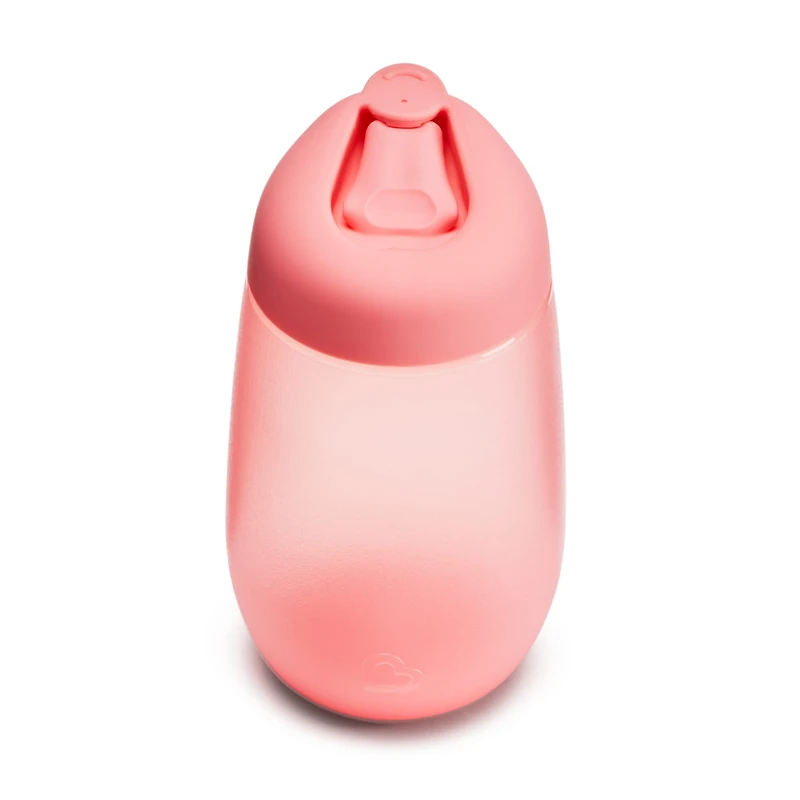 Straw Cup Blue 10 oz Rose
