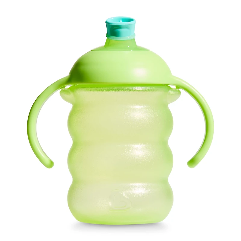 Click Lock Bite-Proof Trainer Cups 8 oz (2-Pack) - Blue/Green