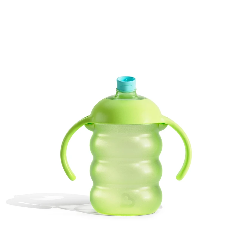 Click Lock Bite-Proof Trainer Cups 8 oz (2-Pack) - Blue/Green
