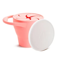 C’est Silicone!™ Snack Catcher with Lid - Coral 