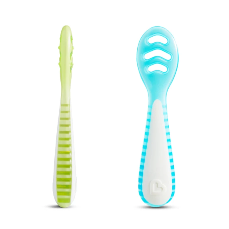 Cuillères d'Apprentissage Gentle Dip™ (2) - Bleu