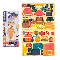 Coffret de Puzzles Magnétique Pompier