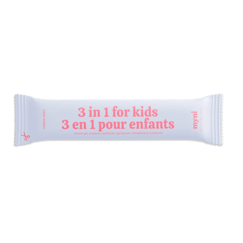 Kit Démarrage 3en1 pour Enfant (gel douche, shampoing et revitalisant)  - Tigre coco melon
