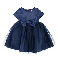 Navy Dalia Dress 12-24m