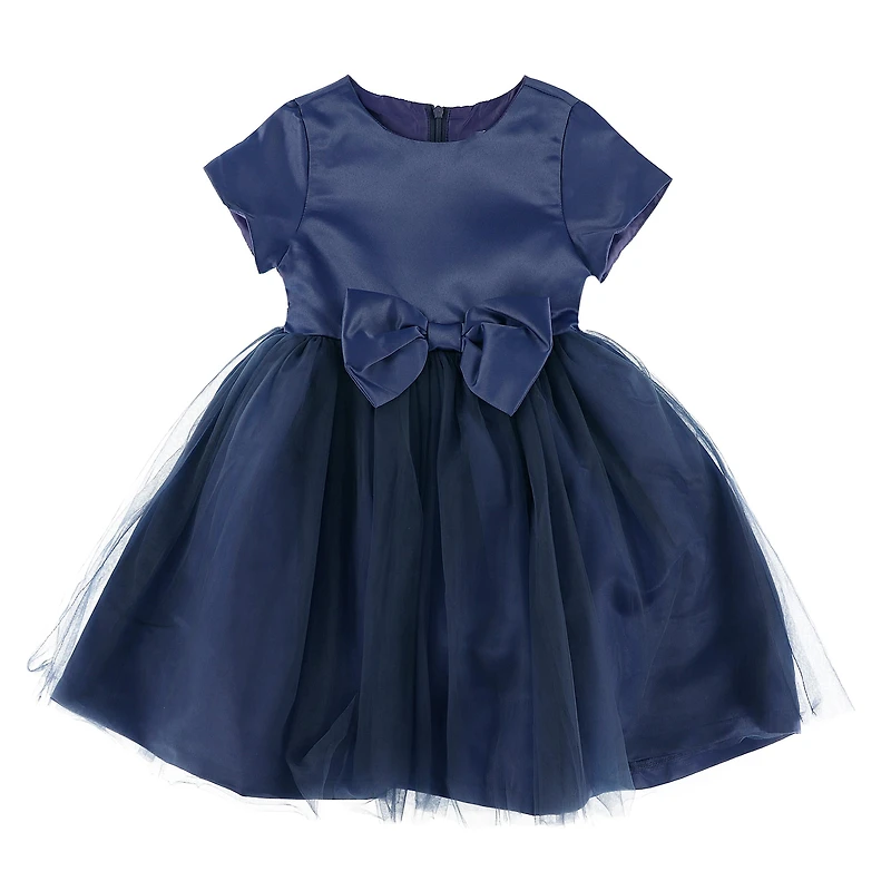 Navy Dalia Dress 2-8y