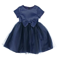 Navy Dalia Dress 2-8y