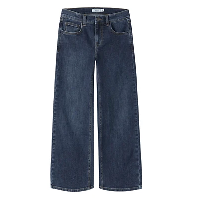 Jeans Évasé Rose 7-14ans