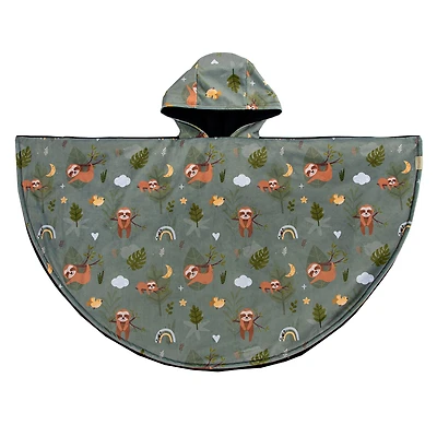 Car Seat Poncho 0-6y - Sloth