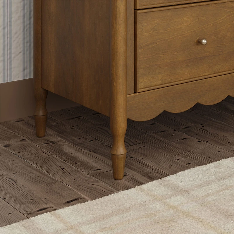 Commode 9 Tiroirs Ambrosia - Naturel Noyer