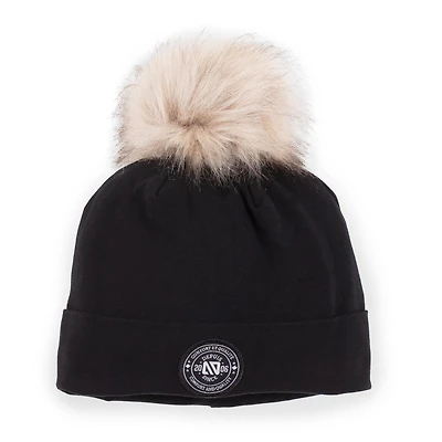 Solid Pompom Beanie 7-14y