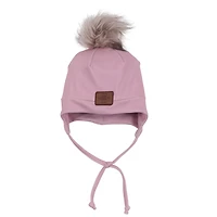 Solid Lined Beanie 12-24m