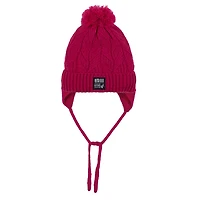 Tuque Tricot Rose 12/24m