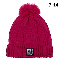 Rose Knit Beanie 2-14y