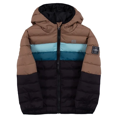 Manteau Matelassé Taupe 12-24mois