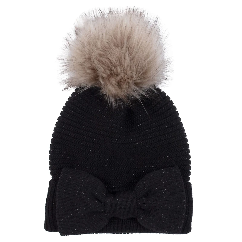 Bow Knit Beanie