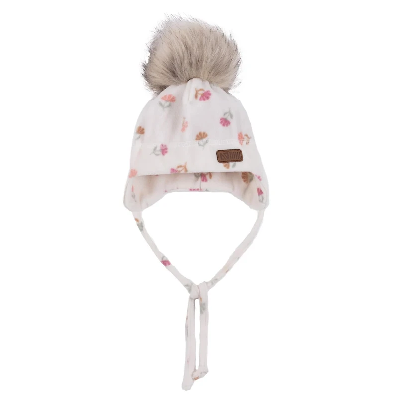 Flowers Fleece Beanie 2-6