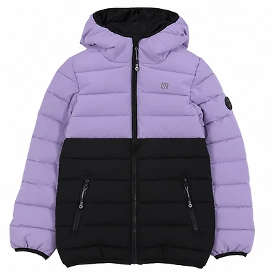 Manteau Matelassé Lilas 2-14ans