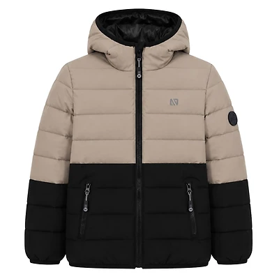 Beige Bubble Jacket 12-24m