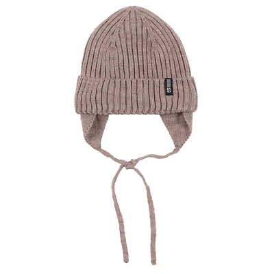 Beige Knit Beanie 2-4