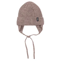 Beige Knit Beanie 2-4