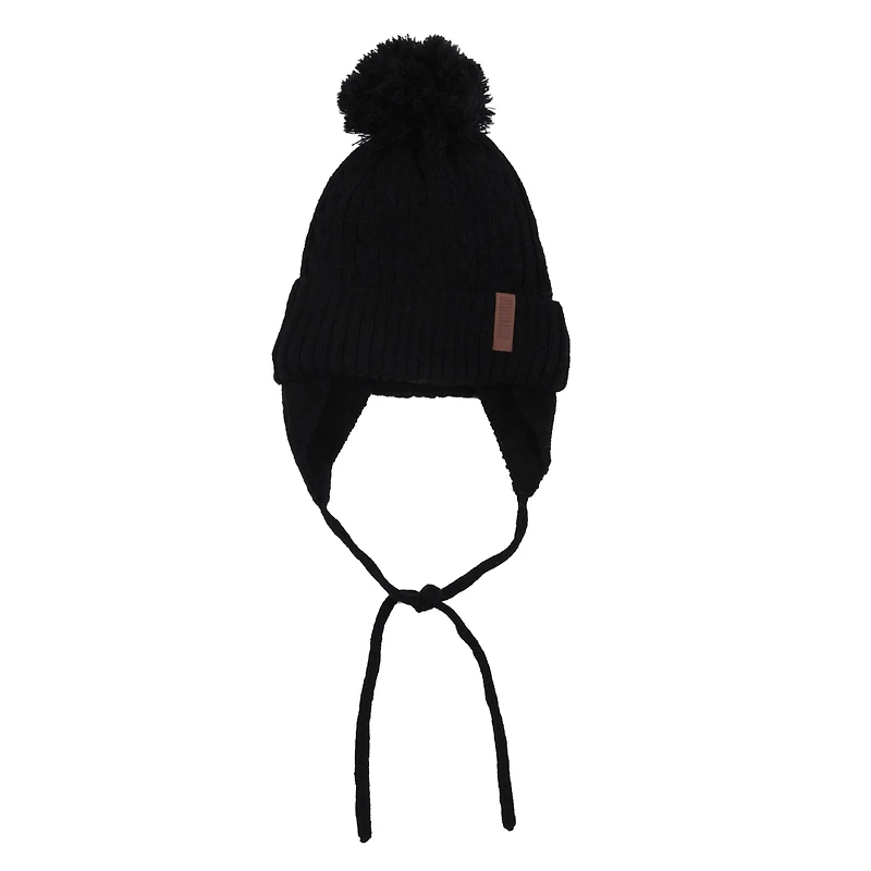 Pompom Knit Beanie 6-24m