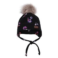 Flowers Fleece Beanie 12-24m