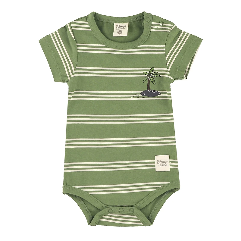 Cache-couche Rayé Île 3-24mois