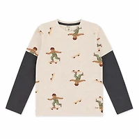 T-shirt Fooler Skateboard 2-8ans