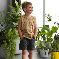 Cargo Charcoal Short 2-8y