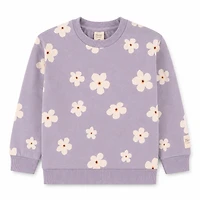 Lilac Flowers Sweatshirt 2-8