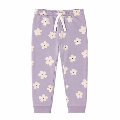 Lilac Flowers Sweatpants 2-8
