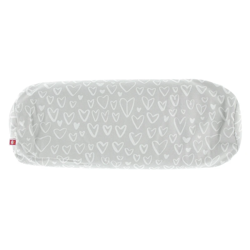 Coussin d'Allaitement - Coeurs gris
