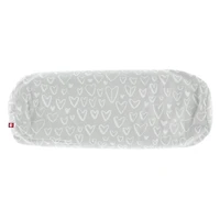 Coussin d'Allaitement - Coeurs gris