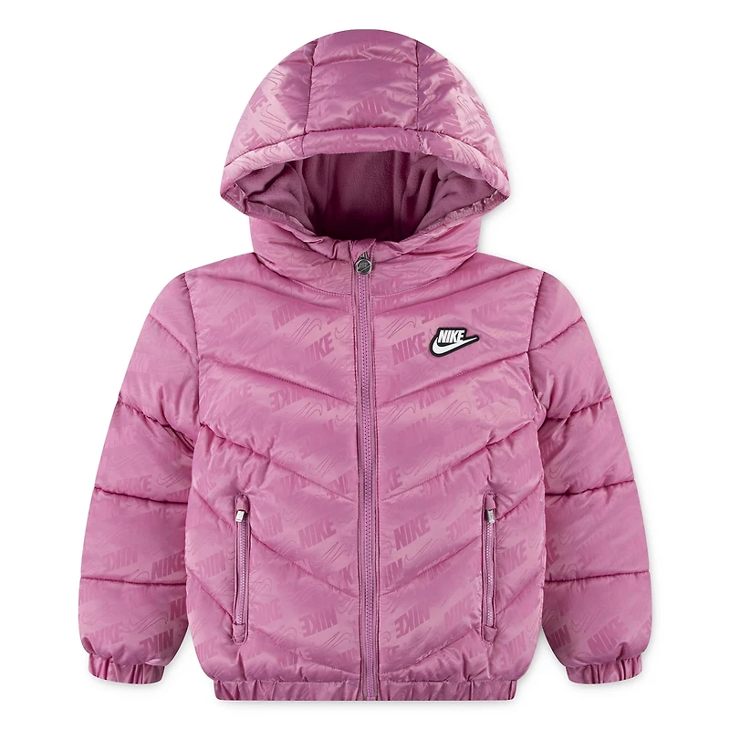 Manteau Matelassé Jacquard 4-6x
