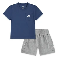 Ensemble T-shirt Poche 2-7ans