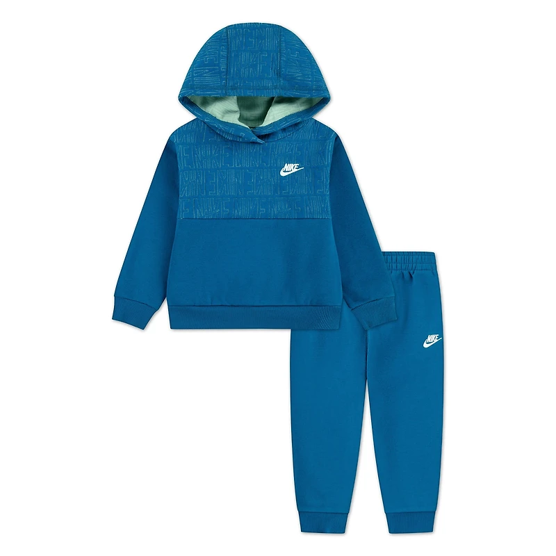 Ensemble Ouaté Colorblock 2-4T
