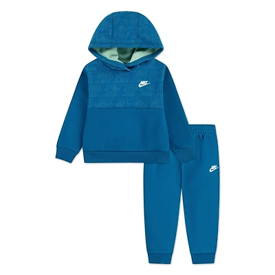 Ensemble Ouaté Colorblock 2-4T