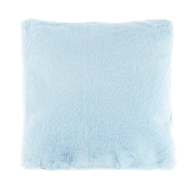 Fur Cushion - Blue