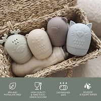 Animal Bath Toys (4) Canada Collection - In the Wild