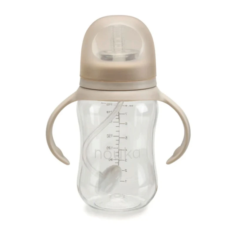 Transitional Sippy/Weighted Straw Cup - Soft Sand