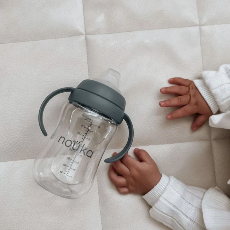 Transitional Sippy/Weighted Straw Cup - Soft Sand