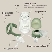 Transitional Sippy/Weighted Straw Cup - Soft Sand