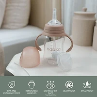 Transitional Sippy/Weighted Straw Cup - Soft Sand