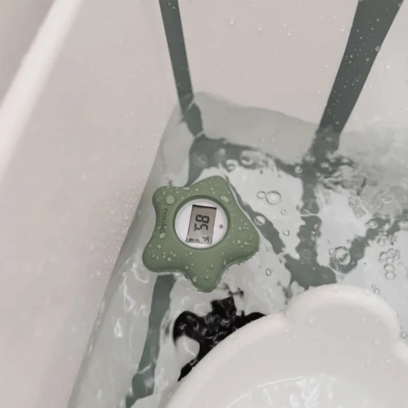 Bathtub Safety Thermometer Starfish - Moss