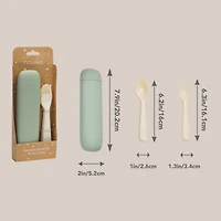 Reusable Utensil Set & Carry Case