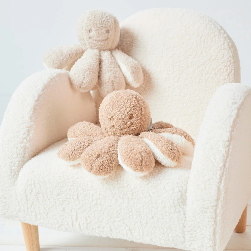 Octopus Cuddly Teddy - Caramel