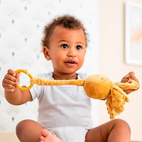 Peluche Hochet Pieuvre Vibrante - Ocre
