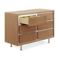 Novella 6-Drawer Dresser - Stained Ash / Ivory Finish