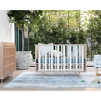 Commode 6 Tiroirs Novella - Frêne teinté / Ivoire